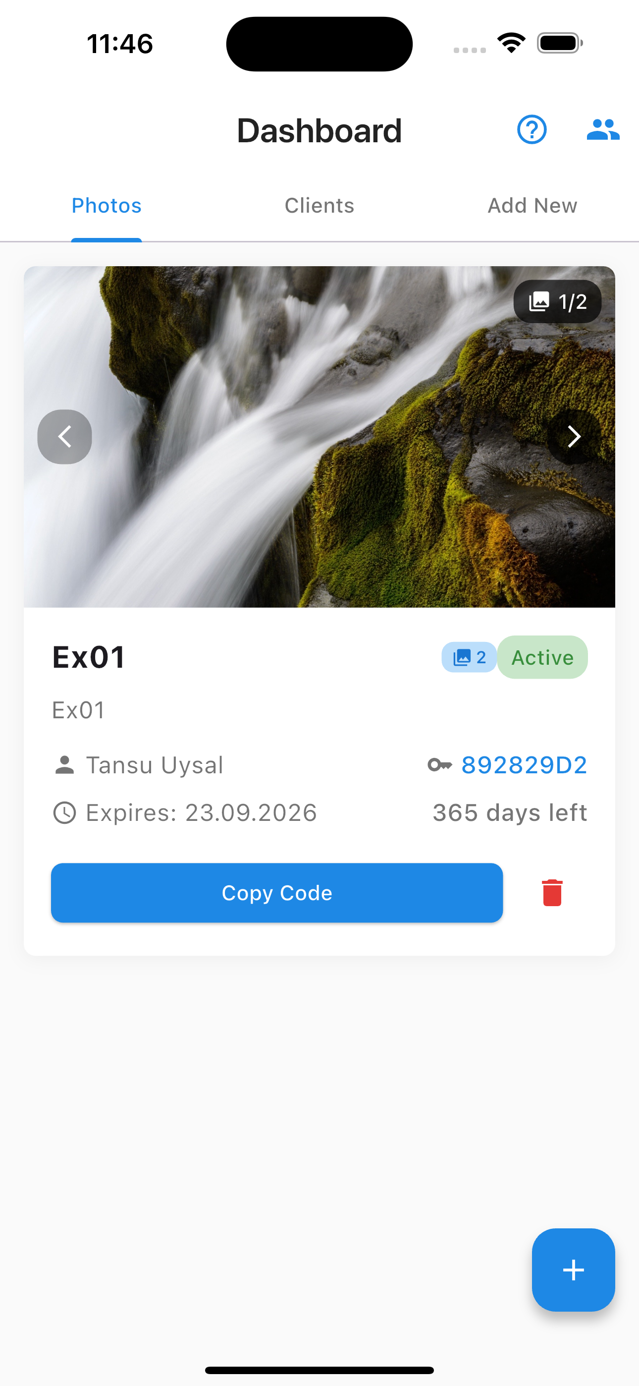 Share Photos With Limits App Screenshot